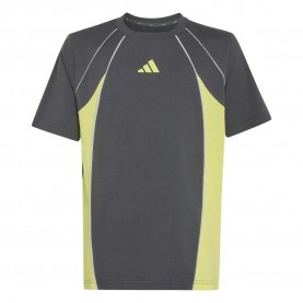 Тениска Adidas Color Block short sleeve T-shirt - Grey (Grey Five / Pure Lemon / Lgh Solid Grey) тениска,мъжки,тениски,дамски,тениски,adidas,color,block,short,sleeve,t,shirt,grey,(grey,five,pure,lemon,lgh,solid,grey)