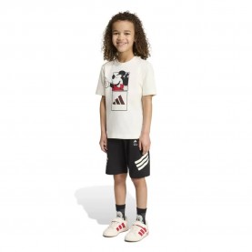 Adidas Disney Mickey Mouse T-Shirt set - White / Black (Off White / Black) детски,екипи,adidas,disney,mickey,mouse,t,shirt,set,white,black,(off,white,black)