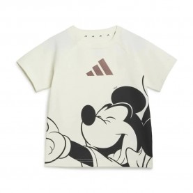 Adidas Disney Mickey Mouse T-Shirt set - White (Off White / Grey Five) детски,екипи,adidas,disney,mickey,mouse,t,shirt,set,white,(off,white,grey,five)