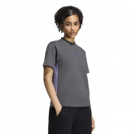 Тениска Adidas Essentials 3 Stripes Cotton short sleeve T-shirt - Grey (Grey Five / Magic Lilac) тениска,мъжки,тениски,дамски,тениски,adidas,essentials,3,stripes,cotton,short,sleeve,t,shirt,grey,(grey,five,magic,lilac)