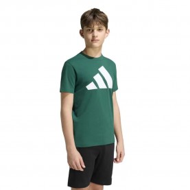 Тениска Adidas Essentials Big Logo short sleeve T-shirt - Green (Collegiate Green / White) тениска,мъжки,тениски,дамски,тениски,adidas,essentials,big,logo,short,sleeve,t,shirt,green,(collegiate,green,white)