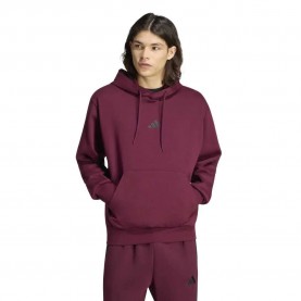 Суичър Adidas Essentials Feelcozy Fleece hoodie - Red / Purple (Maroon / Black) суичър,мъжки,пуловери,adidas,essentials,feelcozy,fleece,hoodie,red,purple,(maroon,black)