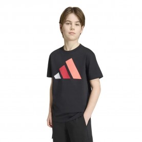 Тениска Adidas Essentials short sleeve T-shirt - Black (Black / White / Pure Ruby / Solar Turbo) тениска,мъжки,тениски,дамски,тениски,adidas,essentials,short,sleeve,t,shirt,black,(black,white,pure,ruby,solar,turbo)