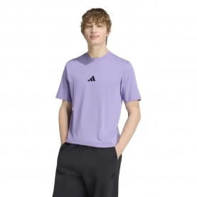 Тениска Adidas Essentials Small Logo Single Jersey short sleeve T-shirt - Purple (Magic Lilac / Black) тениска,мъжки,тениски,дамски,тениски,adidas,essentials,small,logo,single,jersey,short,sleeve,t,shirt,purple,(magic,lilac,black)