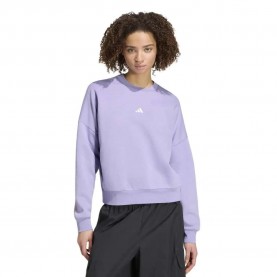 Блуза Adidas Essentials Small Logo Feelcozy sweatshirt - Purple (Magic Lilac / White) блуза,дамски,блузи,adidas,essentials,small,logo,feelcozy,sweatshirt,purple,(magic,lilac,white)