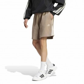 Къси панталони Adidas Kit 3 Stripes 9´´ shorts - Brown (Khaki Six / Off White) къси,панталони,мъжки,панталони,дамски,панталони,adidas,kit,3,stripes,9´´,shorts,brown,(khaki,six,off,white)