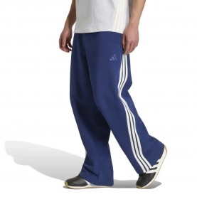 Анцуг Adidas Kit 3 Stripes Wide joggers - Blue (Dark Blue / Off White) анцуг,мъжки,панталони,дамски,панталони,adidas,kit,3,stripes,wide,joggers,blue,(dark,blue,off,white)