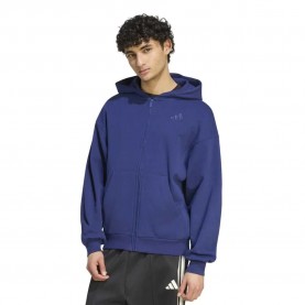 Блуза Adidas Kit Small Logo full zip sweatshirt - Blue (Dark Blue) блуза,мъжки,пуловери,adidas,kit,small,logo,full,zip,sweatshirt,blue,(dark,blue)
