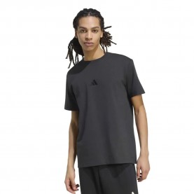 Тениска Adidas Kit Small Logo short sleeve T-shirt - Black (Black) тениска,мъжки,тениски,дамски,тениски,adidas,kit,small,logo,short,sleeve,t,shirt,black,(black)