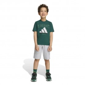 Adidas Minecraft T-Shirt set - Green (Collegiate Green) детски,екипи,adidas,minecraft,t,shirt,set,green,(collegiate,green)