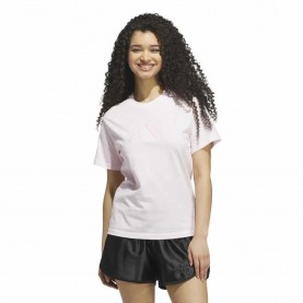 Тениска Adidas Satin-Filled Logo Graphic short sleeve T-shirt - Pink (Distilled Pink) тениска,мъжки,тениски,дамски,тениски,adidas,satin,filled,logo,graphic,short,sleeve,t,shirt,pink,(distilled,pink)