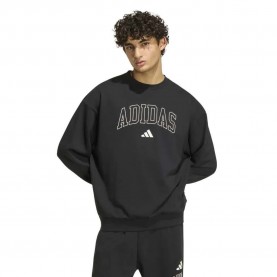 Блуза Adidas Seasonal Essentials Collegiate French Terry Crew sweatshirt - Black (Black / Off White) блуза,мъжки,пуловери,adidas,seasonal,essentials,collegiate,french,terry,crew,sweatshirt,black,(black,off,white)