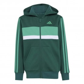 Анцуг Adidas Seasonal Essentials Tiberio 3 Stripes Fleece tracksuit - Green (Collegiate Green / Court Green / White) анцуг,детски,анцузи,adidas,seasonal,essentials,tiberio,3,stripes,fleece,tracksuit,green,(collegiate,green,court,green,white)