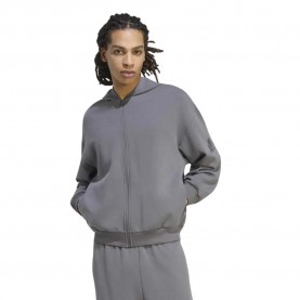 Блуза Adidas Soft Lux full zip sweatshirt - Grey (Grey Five) блуза,мъжки,пуловери,adidas,soft,lux,full,zip,sweatshirt,grey,(grey,five)