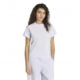 Тениска Adidas Soft Lux short sleeve T-shirt - White (Frozen Purple) тениска,мъжки,тениски,дамски,тениски,adidas,soft,lux,short,sleeve,t,shirt,white,(frozen,purple)