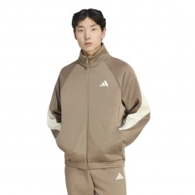 Блуза Adidas Stadium full zip sweatshirt - Brown (Khaki Six) блуза,мъжки,пуловери,adidas,stadium,full,zip,sweatshirt,brown,(khaki,six)