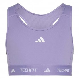 Adidas Techfit Primelift React sports bra - Purple (Magic Lilac / White) детско,бельо,adidas,techfit,primelift,react,sports,bra,purple,(magic,lilac,white)