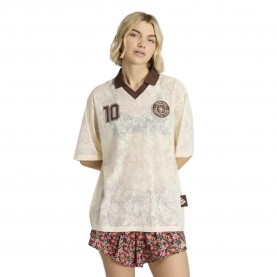 Тениска Adidas X Farm Rio Premium Jersey short sleeve T-shirt - Beige (Ecru Tint / Auburn) тениска,мъжки,тениски,дамски,тениски,adidas,x,farm,rio,premium,jersey,short,sleeve,t,shirt,beige,(ecru,tint,auburn)