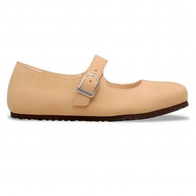 Обувки Birkenstock Santa Clarita Natural Leather Narrow ballet pumps - Brown (Sandcastle) обувки,дамски,обувки,birkenstock,santa,clarita,natural,leather,narrow,ballet,pumps,brown,(sandcastle)
