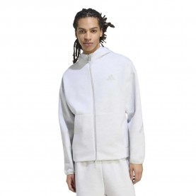 Блуза Adidas Z.N.E Track full zip sweatshirt - White (Light Grey Heather) блуза,мъжки,пуловери,adidas,z.n.e,track,full,zip,sweatshirt,white,(light,grey,heather)