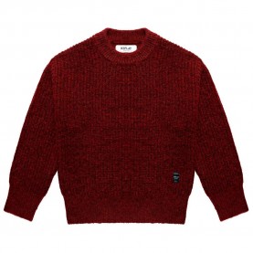 Блуза Replay SB91I9.051.723TZ sweater - Red (M40 Wine Red / Black Melange) блуза,мъжки,пуловери,дамски,пуловери,replay,sb91i9.051.723tz,sweater,red,(m40,wine,red,black,melange)