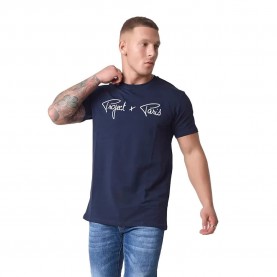 Тениска Project x paris 1910076 short sleeve T-shirt - Blue (Blue / White) тениска,мъжки,тениски,дамски,тениски,project,x,paris,1910076,short,sleeve,t,shirt,blue,(blue,white)