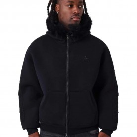 блуза,мъжки,пуловери,project,x,paris,2633206,full,zip,sweatshirt,black,(black)