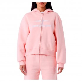 Блуза Project x paris F253326 full zip sweatshirt - Pink (Pink / White) блуза,дамски,блузи,project,x,paris,f253326,full,zip,sweatshirt,pink,(pink,white)