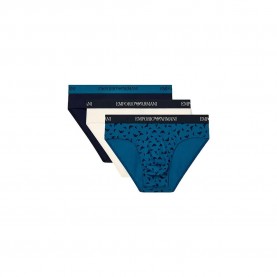 Emporio armani EM000256_AF25022 slips 3 units - Blue (Blue / Blue / Blue) мъжко,бельо,emporio,armani,em000256,af25022,slips,3,units,blue,(blue,blue,blue)