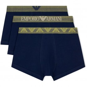 Боксерки Emporio armani EM000259_AF25020 Boxers boxers 3 units - Blue (Blue / Blue / Blue) боксерки,мъжко,бельо,emporio,armani,em000259,af25020,boxers,boxers,3,units,blue,(blue,blue,blue)
