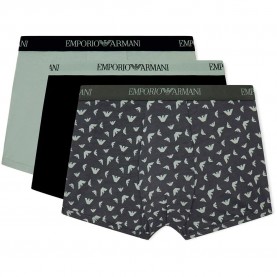 Боксерки Emporio armani EM000260_AF25022 Boxers boxers 3 units - Multicolor (Black / Shad / Green / Dark Green) боксерки,мъжко,бельо,emporio,armani,em000260,af25022,boxers,boxers,3,units,multicolor,(black,shad,green,dark,green)