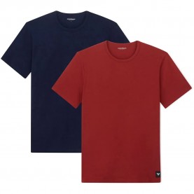 Emporio armani EM000391_AF25033 short sleeve base layer 2 units - Red / Blue (Blue / Red) мъжко,бельо,emporio,armani,em000391,af25033,short,sleeve,base,layer,2,units,red,blue,(blue,red)