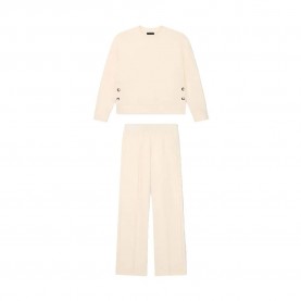 Анцуг Emporio armani EW001972_AF25556 tracksuit - Beige (Cream White Melange) анцуг,дамски,анцузи,emporio,armani,ew001972,af25556,tracksuit,beige,(cream,white,melange)