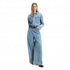Гащеризон Lee 112386278 Loose Fit long sleeve jumpsuit - Blue (All Day) гащеризон,дамски,гащеризони,lee,112386278,loose,fit,long,sleeve,jumpsuit,blue,(all,day)
