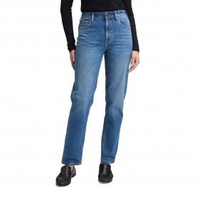Дънки Lee Carol Straight Fit high waist jeans - Blue (Lee Bridge) дънки,мъжки,панталони,дамски,панталони,lee,carol,straight,fit,high,waist,jeans,blue,(lee,bridge)