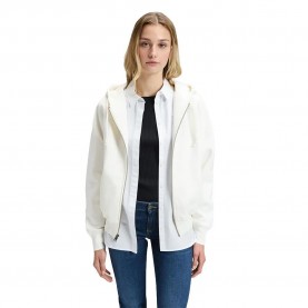 Блуза Lee Core Relaxed Fit full zip sweatshirt - White (Ecru) блуза,дамски,блузи,lee,core,relaxed,fit,full,zip,sweatshirt,white,(ecru)