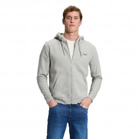Блуза Lee Essential Regular Fit full zip sweatshirt - Grey (Mid Grey Mele) блуза,мъжки,пуловери,lee,essential,regular,fit,full,zip,sweatshirt,grey,(mid,grey,mele)
