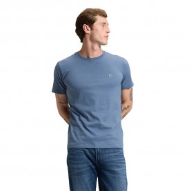 Тениска Lee Patch Logo Regular Fit short sleeve T-shirt - Blue (Bering Sea) тениска,мъжки,тениски,дамски,тениски,lee,patch,logo,regular,fit,short,sleeve,t,shirt,blue,(bering,sea)
