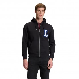 блуза,мъжки,пуловери,lee,varsity,regular,fit,full,zip,sweatshirt,black,(black)