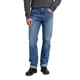 дънки,мъжки,панталони,дамски,панталони,lee,west,regular,straight,fit,jeans,blue,(looks,like,rain)