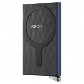 Secrid Cardprotector fluted for magsafe wallet - Blue (Navy) портфейли,и,портмонета,secrid,cardprotector,fluted,for,magsafe,wallet,blue,(navy)