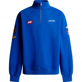 Блуза Red bull racing Block half zip sweatshirt - Blue (Electric Blue) блуза,мъжки,пуловери,red,bull,racing,block,half,zip,sweatshirt,blue,(electric,blue)