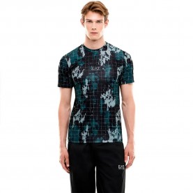 Тениска EA7 EMPORIO ARMANI 7M002149_AF24495 short sleeve T-shirt - Black (Fancy Camouflage / Black) тениска,мъжки,тениски,дамски,тениски,ea7,emporio,armani,7m002149,af24495,short,sleeve,t,shirt,black,(fancy,camouflage,black)