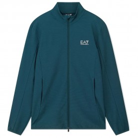 Блуза EA7 EMPORIO ARMANI 7M002150_AF26216 full zip sweatshirt - Blue (Sea Moss) блуза,мъжки,пуловери,ea7,emporio,armani,7m002150,af26216,full,zip,sweatshirt,blue,(sea,moss)