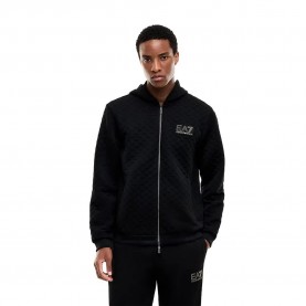 Блуза EA7 EMPORIO ARMANI 7M002247_AF26241 full zip sweatshirt - Black (Black) блуза,мъжки,пуловери,ea7,emporio,armani,7m002247,af26241,full,zip,sweatshirt,black,(black)
