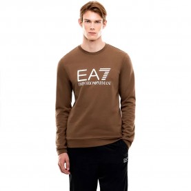 Блуза EA7 EMPORIO ARMANI 7M002278_AF22266 sweatshirt - Brown (Brown) блуза,мъжки,пуловери,ea7,emporio,armani,7m002278,af22266,sweatshirt,brown,(brown)