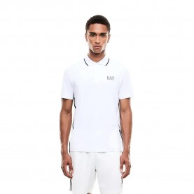 EA7 EMPORIO ARMANI 7M002488_AF13689 short sleeve polo - White (White) дамски,блузи,с,яка,мъжки,блузи,с,яка,ea7,emporio,armani,7m002488,af13689,short,sleeve,polo,white,(white)