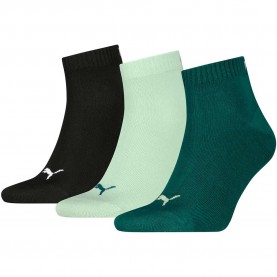 Чорапи Puma 701230337 socks 3 pairs - Multicolor (Green / Soft Grass / Black) чорапи,мъжки,чорапи,дамски,чорапи,puma,701230337,socks,3,pairs,multicolor,(green,soft,grass,black)