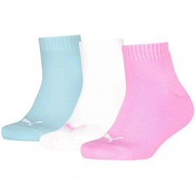 Чорапи Puma 701233224 socks 3 pairs - Multicolor (Mauve / White / Aqua) чорапи,мъжки,чорапи,дамски,чорапи,puma,701233224,socks,3,pairs,multicolor,(mauve,white,aqua)