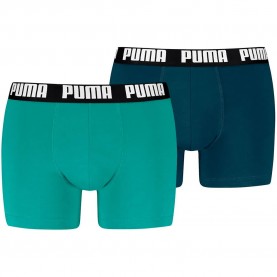 Боксерки Puma Everyday Basic boxers 2 units - Green / Blue (Petrol / Mint) боксерки,мъжко,бельо,puma,everyday,basic,boxers,2,units,green,blue,(petrol,mint)